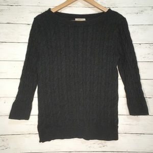 Ann Taylor LOFT cable knit sweater